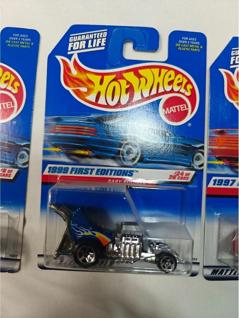 Vintage Hot Wheels Lot of 4 1997-1999 First Editions Sealed Mattel
